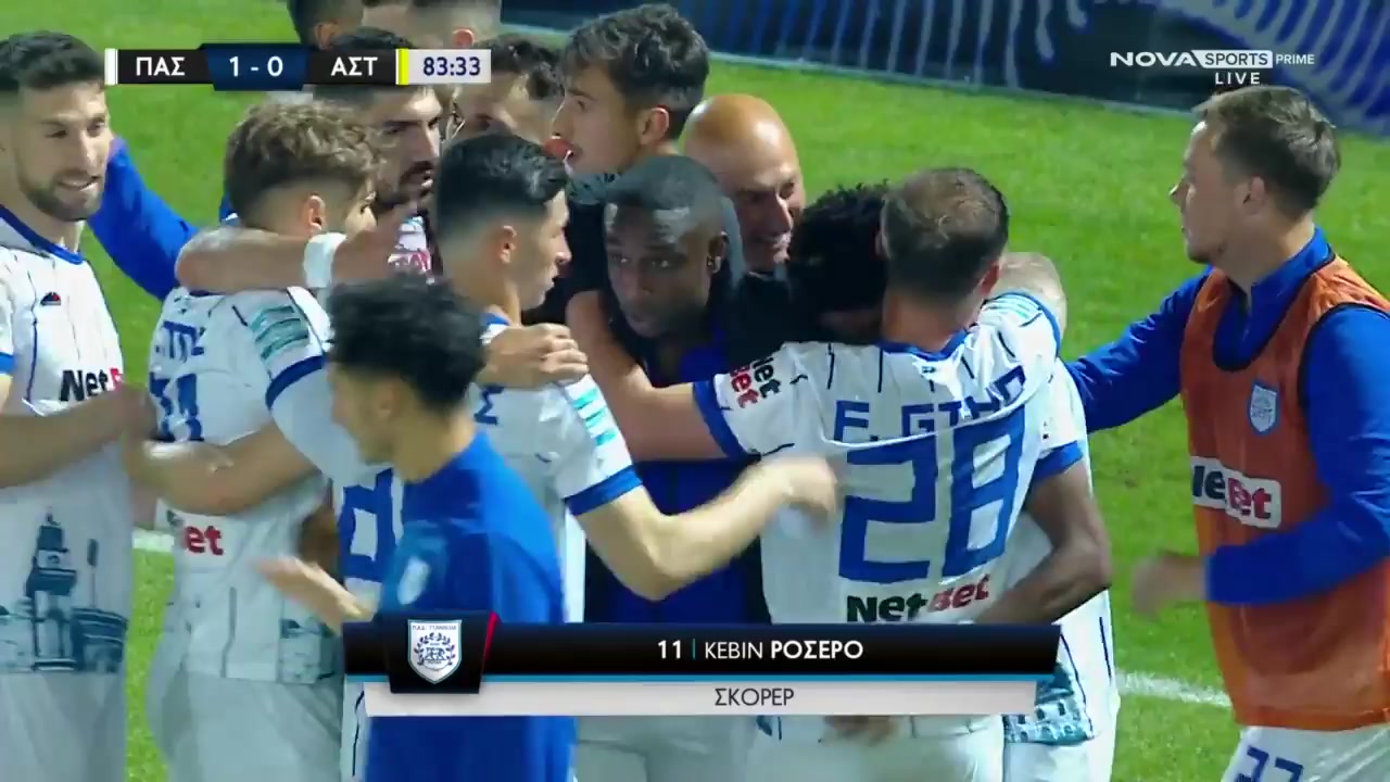 GRE D1 Pas Giannina Vs Asteras Tripolis 84 phút Vào, ghi bàn 1:0