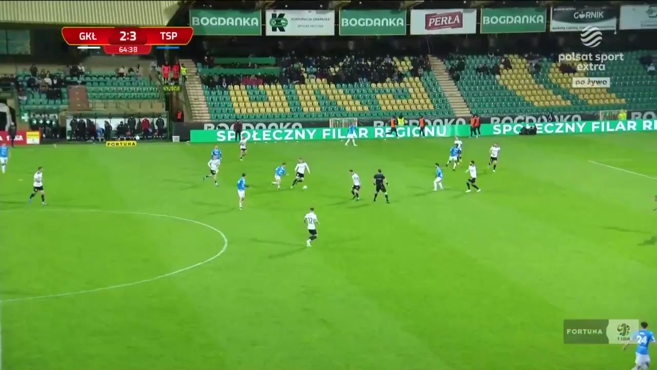 POL D1 Gornik Leczna Vs Podbeskidzie Bielsko-Biala  Goal in 66 min, Score 3:3