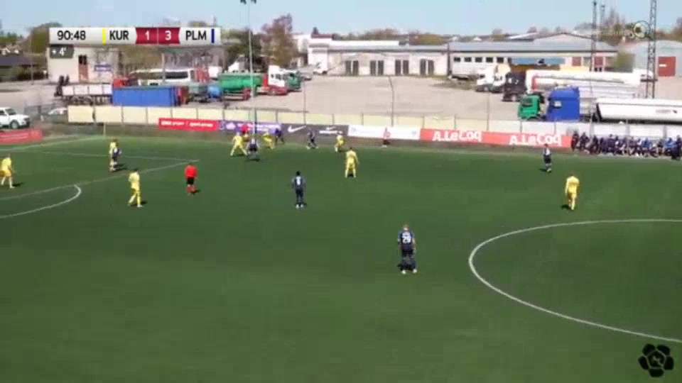 EST D1 FC Kuressaare Vs Paide Linnameeskond  Goal in 92 min, Score 1:4