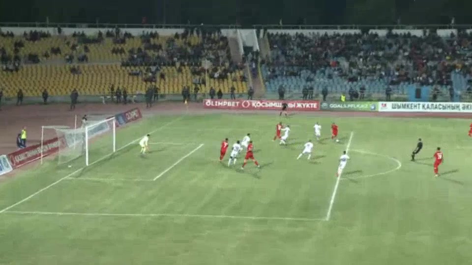 KAZ PR Ordabasy Vs Kaisar Kyzylorda  Goal in 69 min, Score 2:1