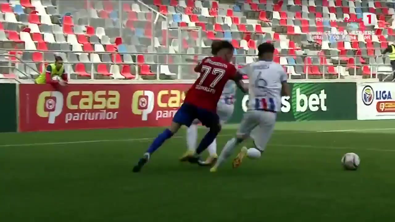 ROM D2 CSA Steaua Bucuresti Vs FC Otelul Galati  Goal in 53 min, Score 1:0