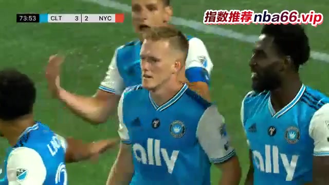 MLS Charlotte FC Vs New York City FC 75 ทำประตู  ประตู, ทำคะแนน 3:2