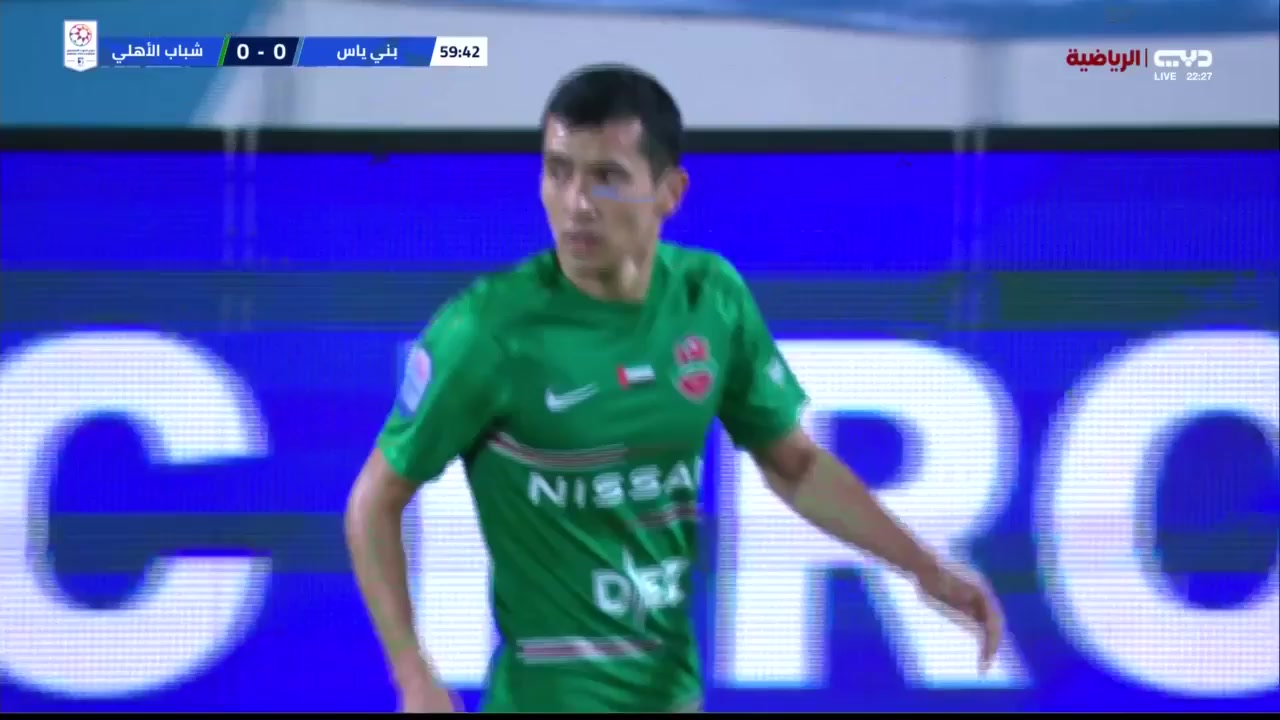 UAE LP Banni Yas Vs Al Ahli(UAE)  Goal in 61 min, Score 1:0