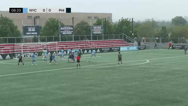 MLS L(R) New York City Team B Vs Philadelphia Union II  Goal in 9 min, Score 0:1