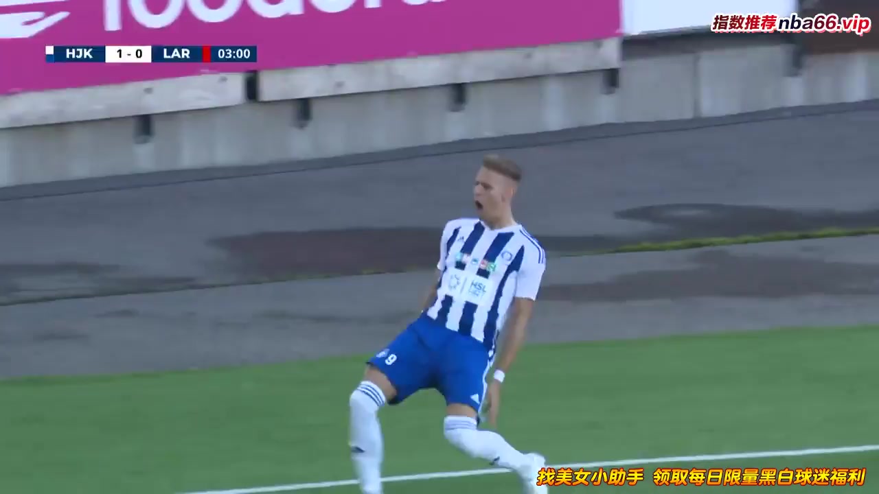 UEFA CL HJK Helsinki Vs Larne FC 2 phút Vào, ghi bàn 1:0