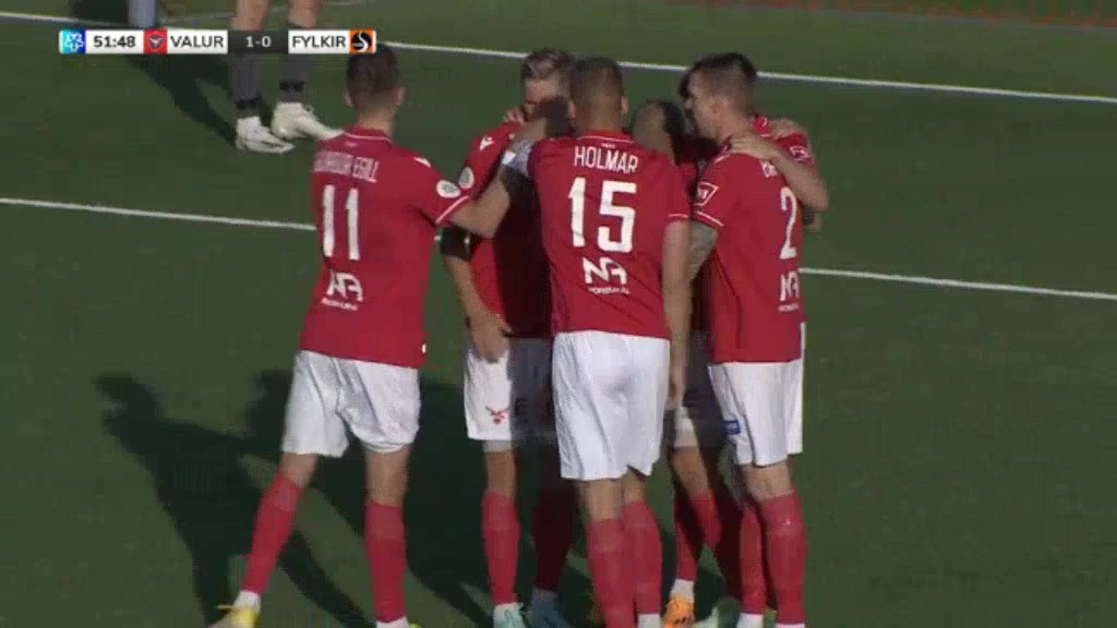 ICE PR Valur Reykjavik Vs Fylkir  Goal in 51 min, Score 1:0