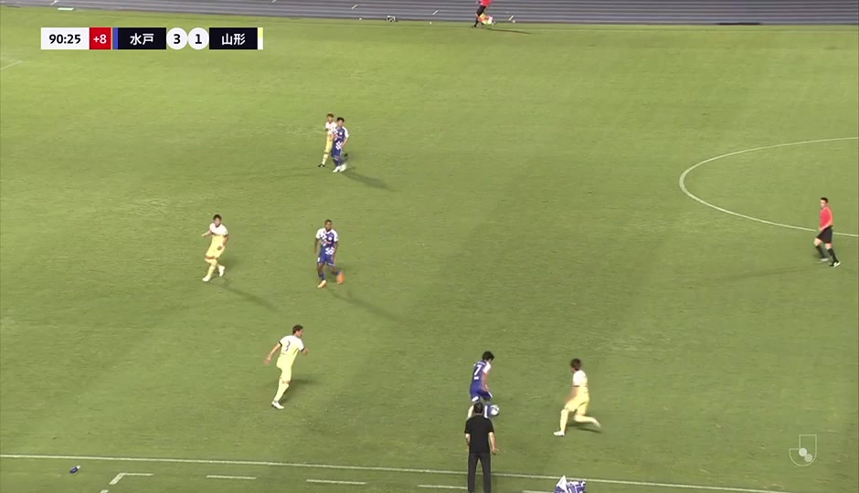 JPN D2 Mito Hollyhock Vs Montedio Yamagata 90 ทำประตู  ประตู, ทำคะแนน 3:1