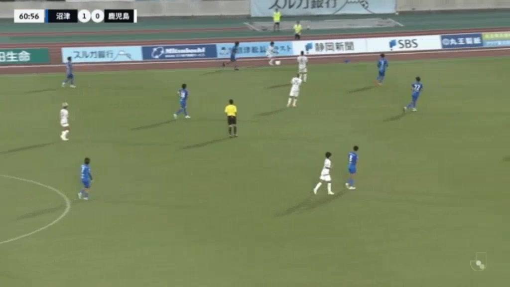 JPN D3 Azul Claro Numazu Vs Kagoshima United  Goal in 63 min, Score 2:0