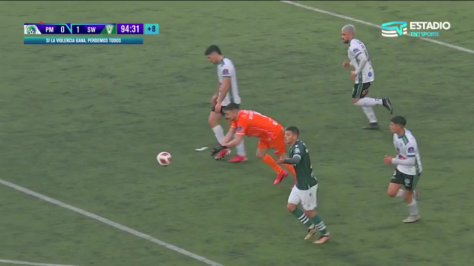 611 Puerto Montt Vs Santiago Wanderers 96 skor gol , skor 0:2