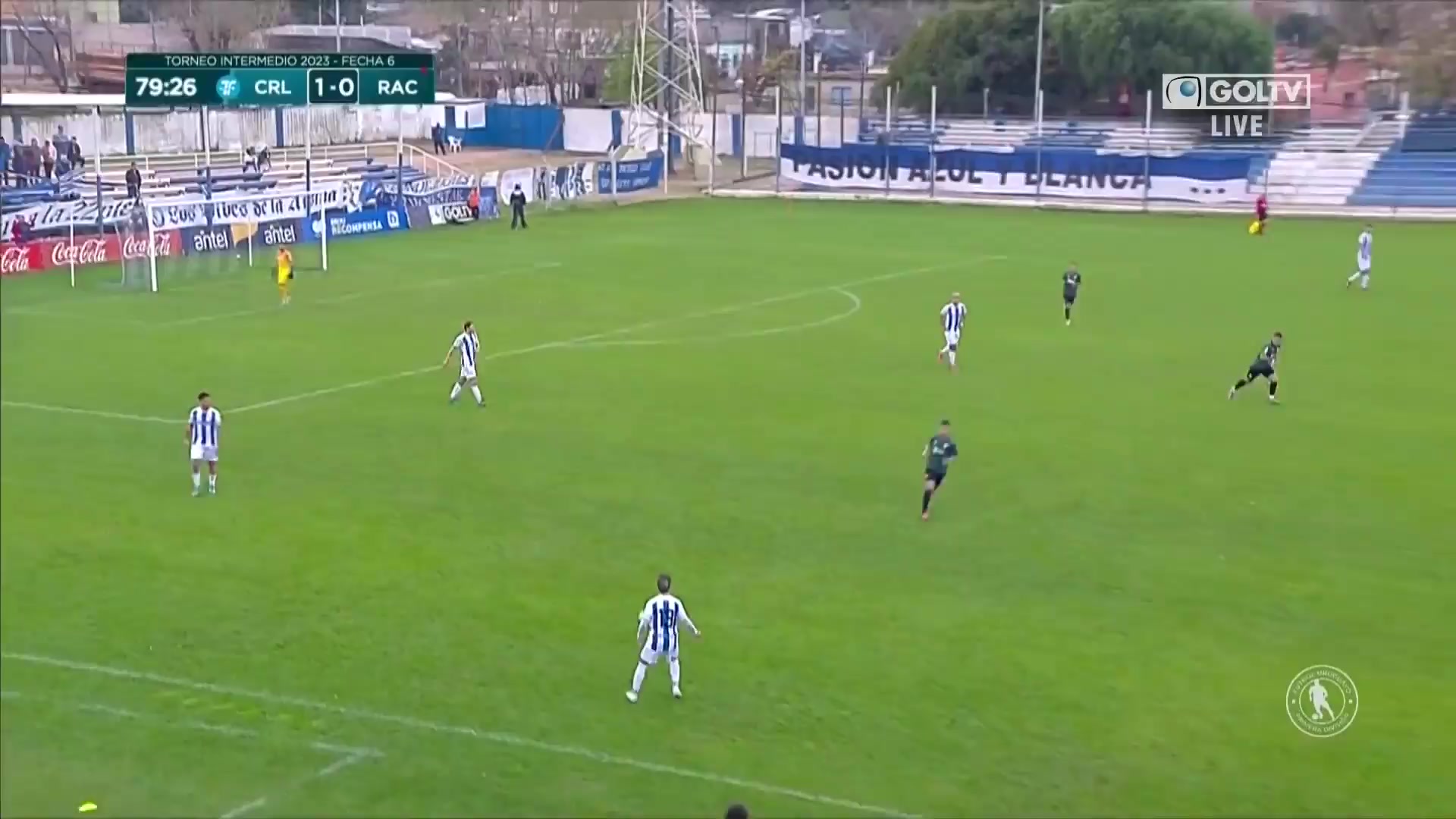 URU D1 Cerro Largo Vs Racing Club Montevideo 82 phút Vào, ghi bàn 2:0