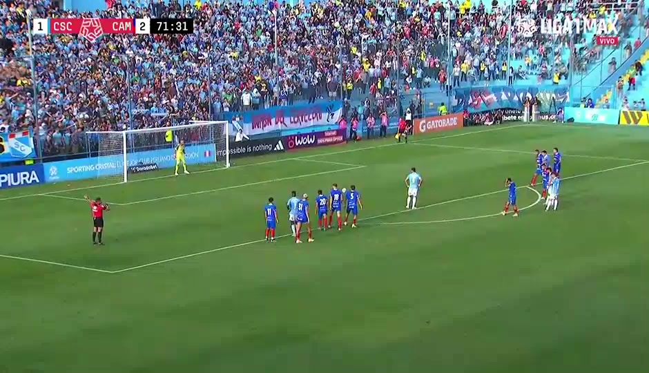 PER D1 Sporting Cristal Vs Carlos Manucci  Goal in 73 min, Score 2:2