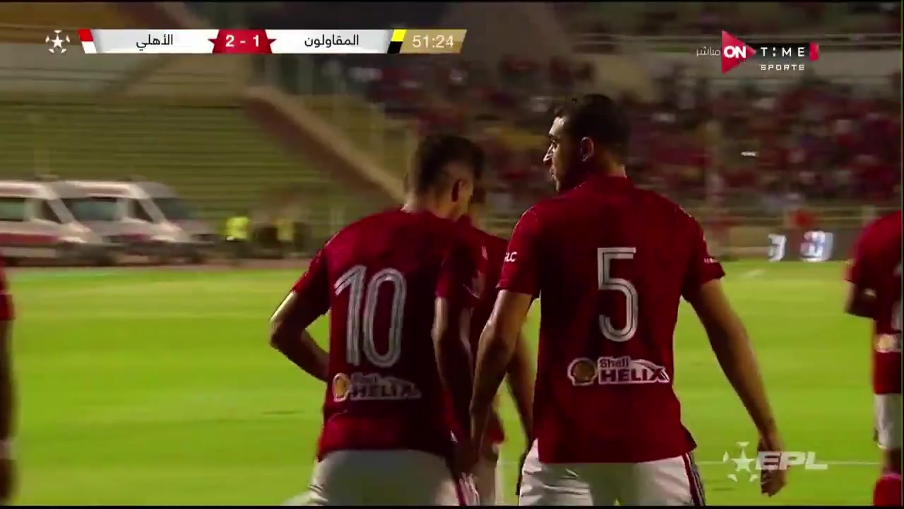 EGY D1 El Mokawloon El Arab Vs Al Ahly SC 52 phút Vào, ghi bàn 1:2