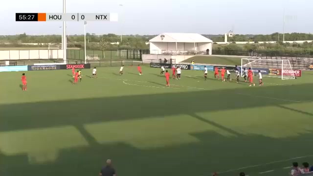 MLS L(R) Houston Dynamo B Vs North Texas SC  Goal in 57 min, Score 1:0