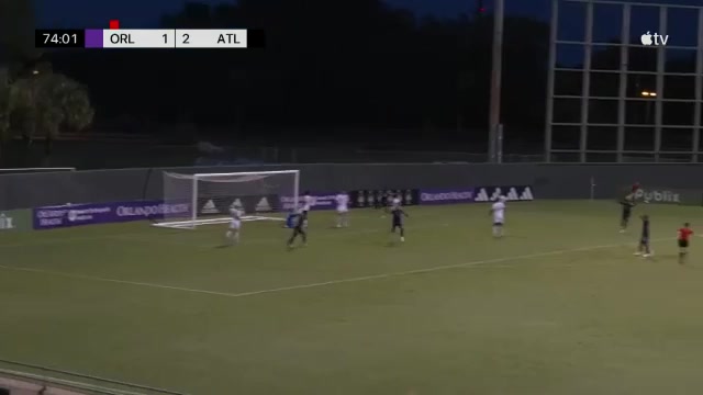 MLS L(R) Orlando City B Vs Atlanta United FC II  Goal in 75 min, Score 2:2