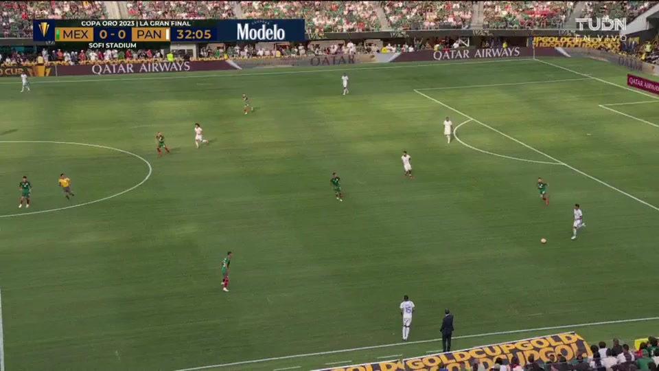 美金杯 墨西哥(中) Vs 巴拿馬 32分進球,比分1:0