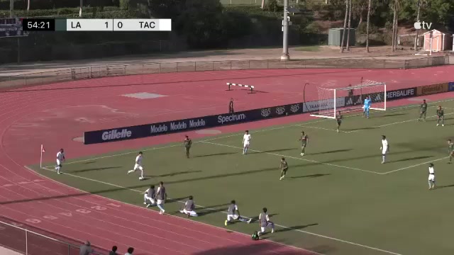 MLS L(R) Los Angeles Galaxy II Vs Tacoma Defiance  Goal in 56 min, Score 1:1