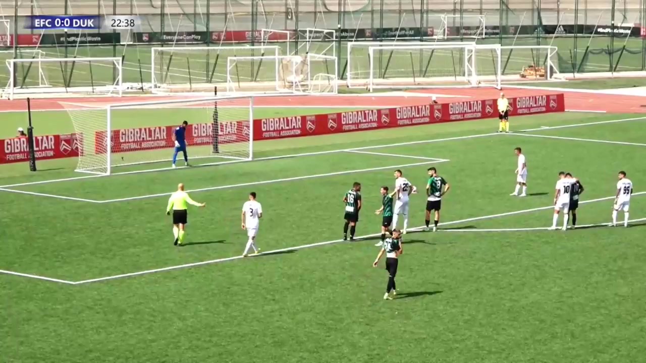 UEFA ECL Europa FC Vs KF Dukagjini  Goal in 23 min, Score 0:1