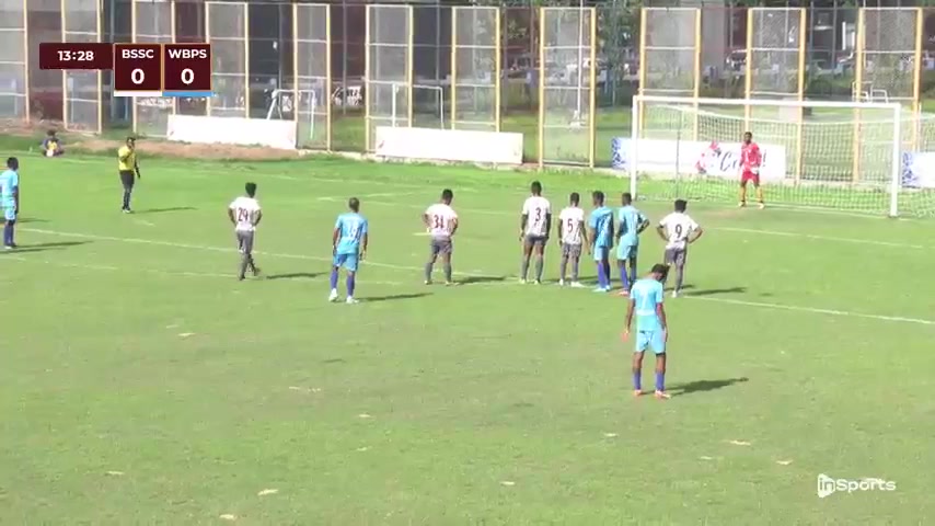 CCU L BSS Sporting Club Vs West Bengal Police  Goal in 13 min, Score 0:1