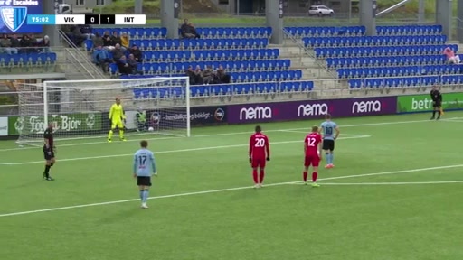 UEFA ECL Vikingur Gotu Vs Inter Club Escaldes  Goal in 76 min, Score 1:1