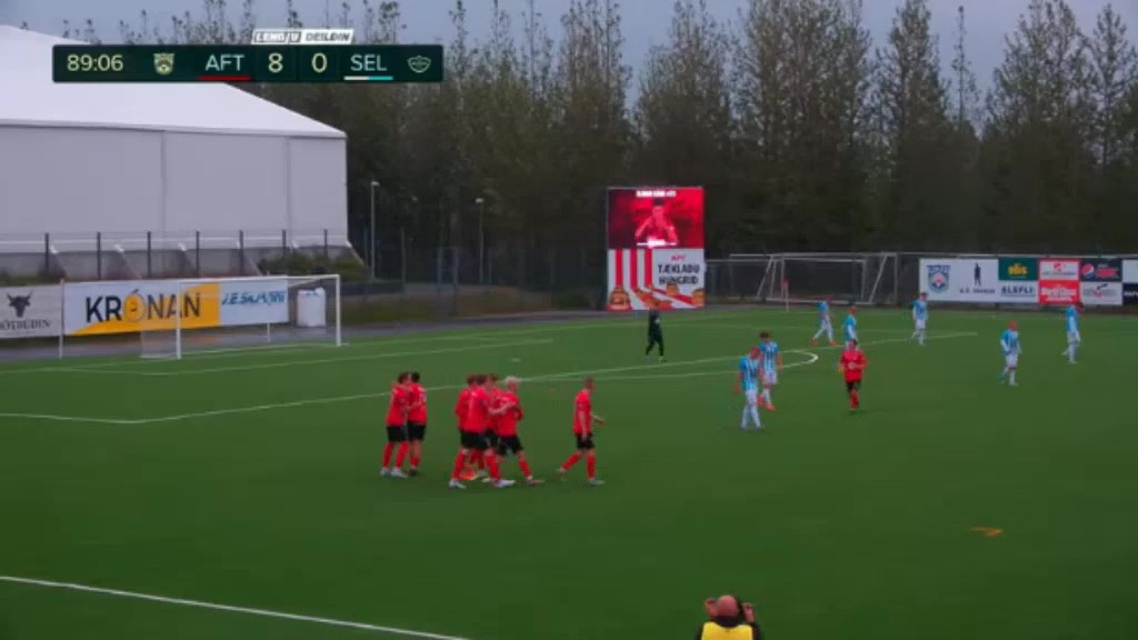 ICE D1 Afturelding Vs UMF Selfoss  Goal in 90 min, Score 9:0