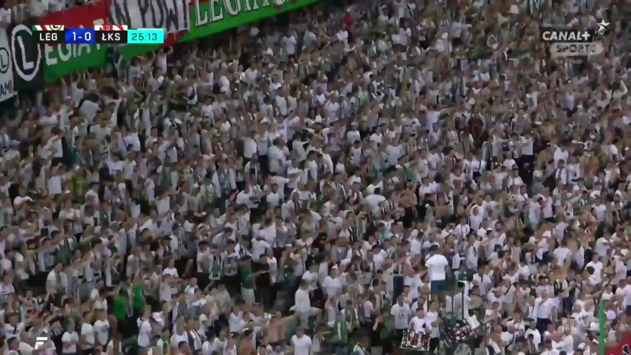 6 Legia Warszawa Vs LKS Lodz 25 skor gol , skor 1:0