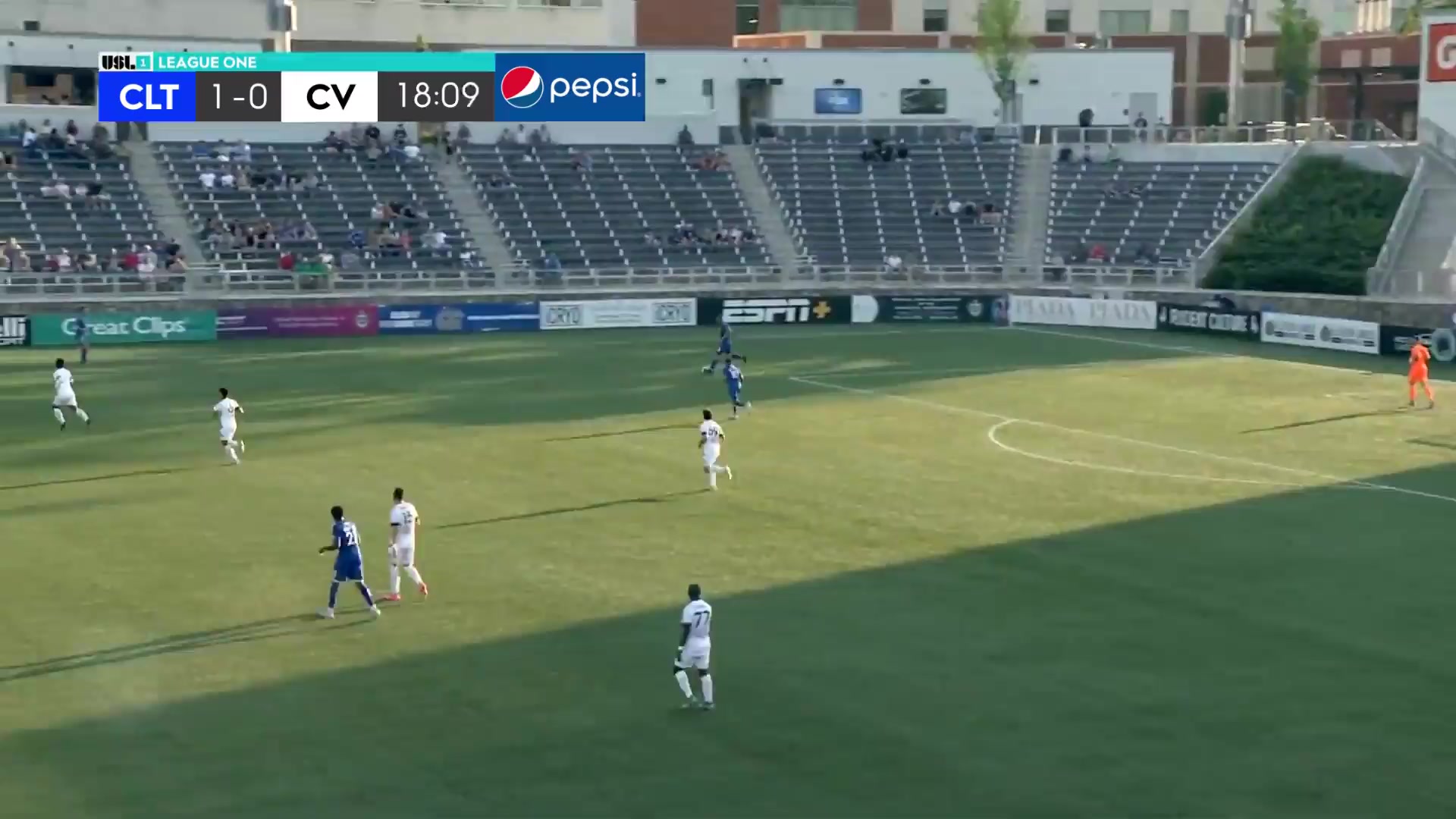 APSL Charlotte Independence Vs Central Valley Fuego 18 phút Vào, ghi bàn 1:1