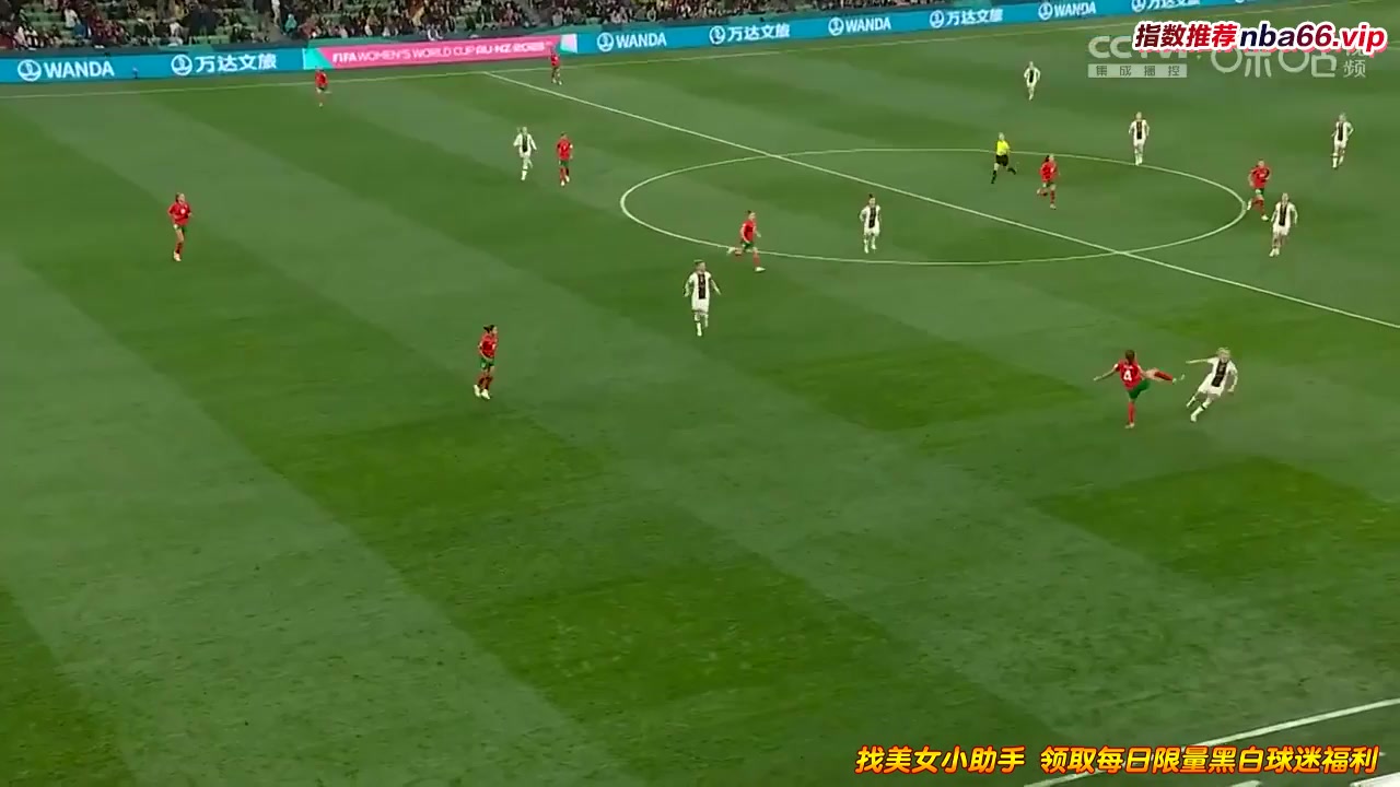 WWC Germany (W) Vs Morocco (W)  Goal in 46 min, Score 3:0