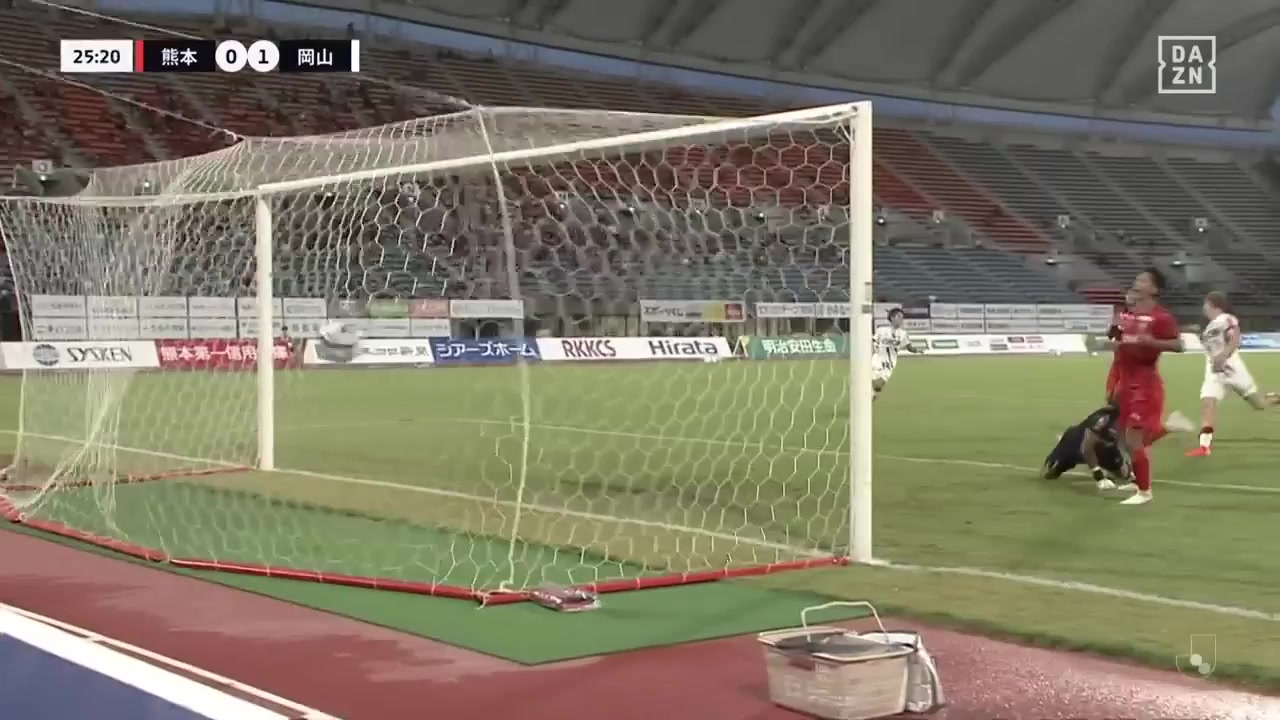 284 Roasso Kumamoto Vs Fagiano Okayama 24 skor gol , skor 0:1