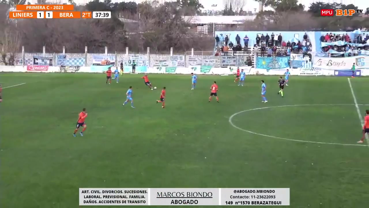 ACT  M Liniers Vs Berazategui 83 phút Vào, ghi bàn 1:2