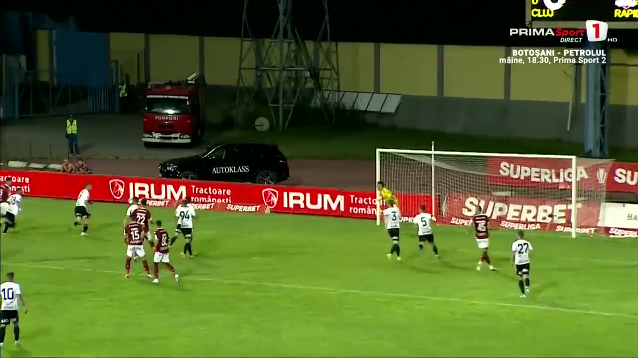 ROM D1 Universitaea Cluj Vs Rapid Bucuresti 72 phút Vào, ghi bàn 0:3