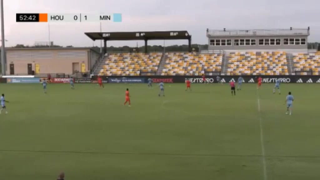 MLS L(R) Houston Dynamo B Vs MINNESOTA United B  Goal in 55 min, Score 1:1