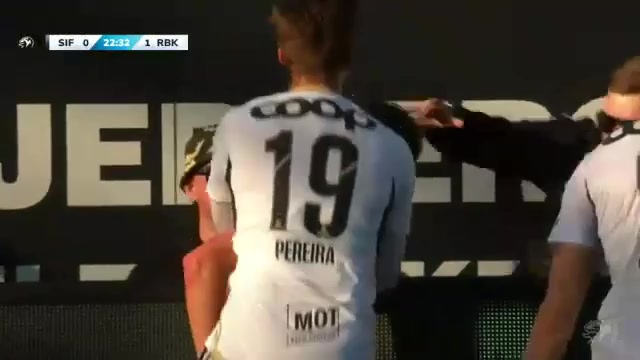 NOR D1 Stromsgodset Vs Rosenborg  Goal in 21 min, Score 0:1