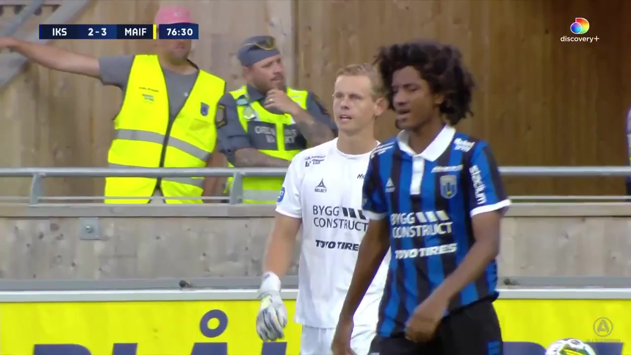 SWE D1 IK Sirius FK Vs Mjallby AIF  Goal in 77 min, Score 2:3