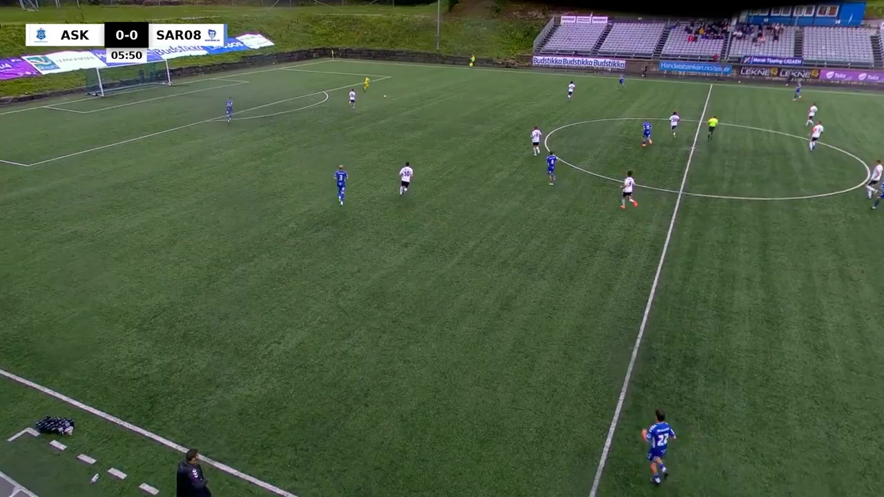 NOR D3 Asker Vs Sparta Sarpsborg B  Goal in 8 min, Score 2:0