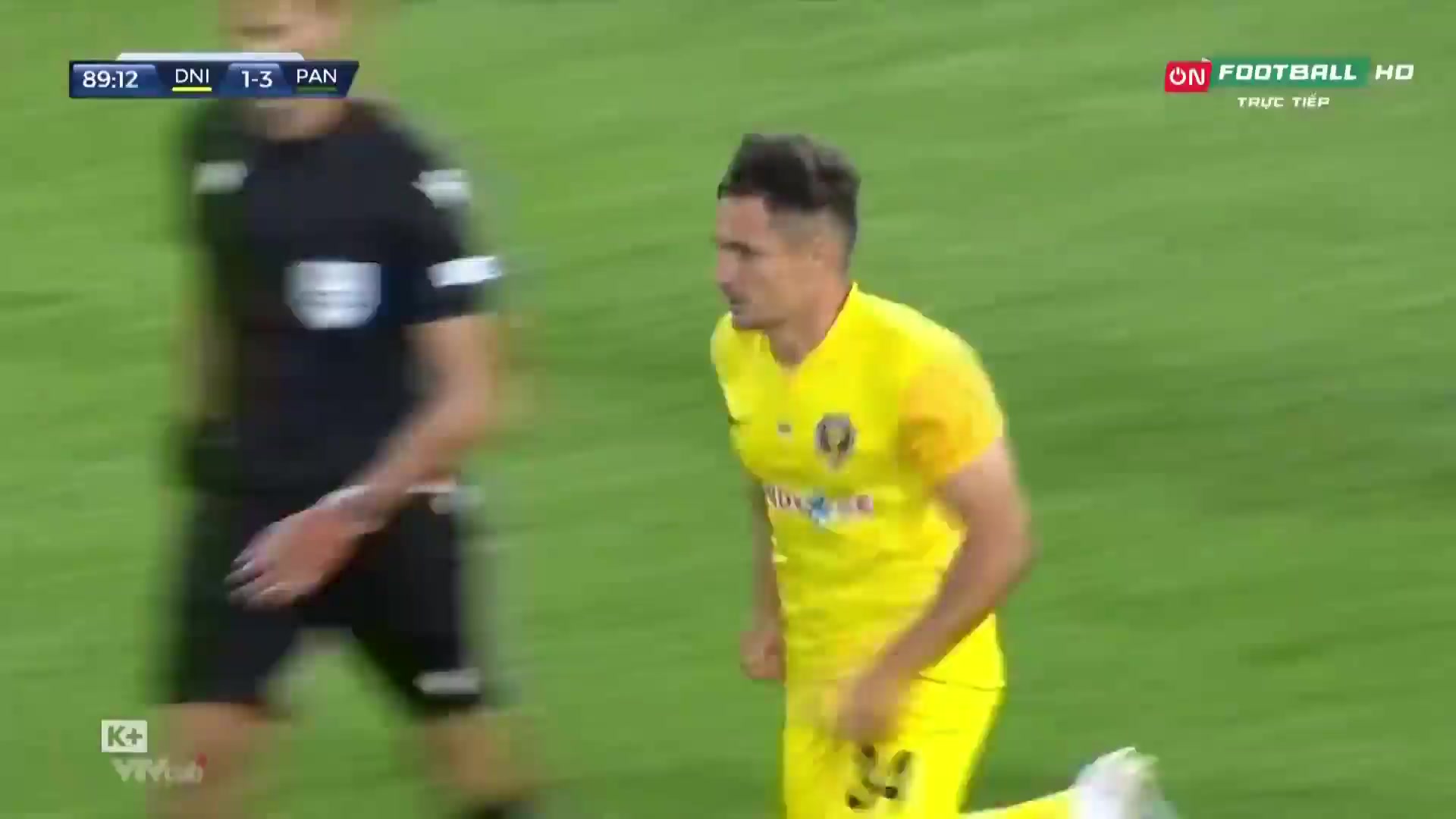 UEFA CL Dnipro-1 Vs Panathinaikos  Goal in 90 min, Score 1:3
