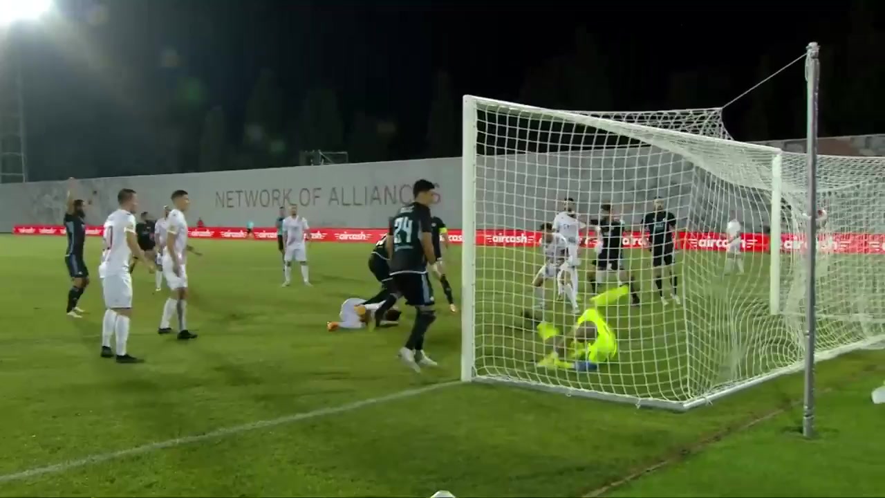 UEFA CL HSK Zrinjski Mostar Vs Slovan Bratislava  Goal in 54 min, Score 0:1
