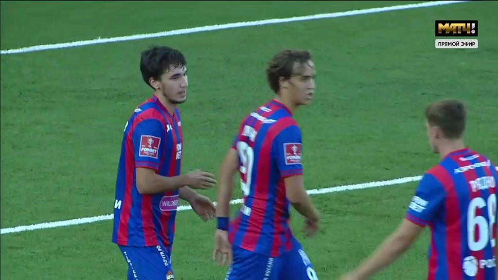 RUS Cup Gazovik Orenburg Vs CSKA Moscow  Goal in 90 min, Score 0:6