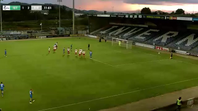 SCO LC Inverness Vs Airdrie United  Goal in 77 min, Score 2:2