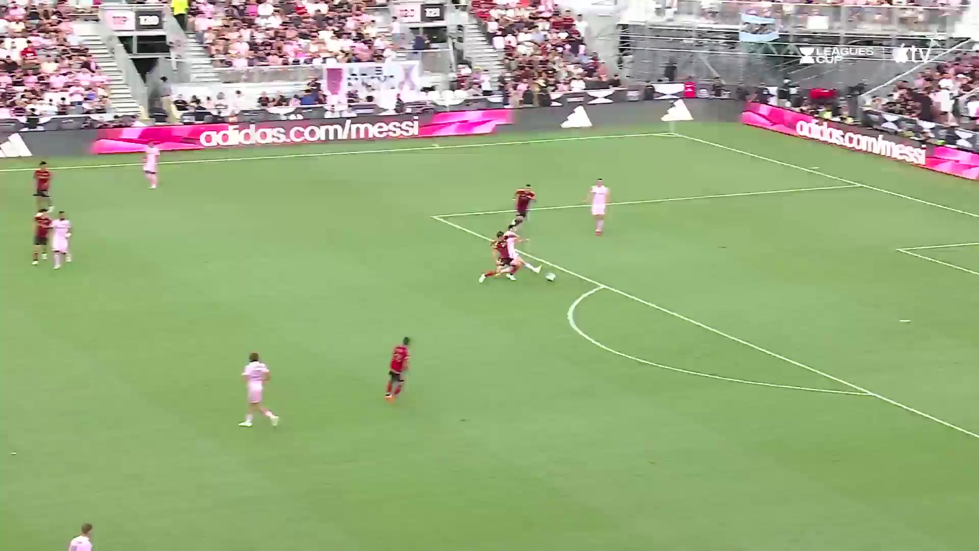 CONCACAF Cup Inter Miami CF Vs Atlanta United  Goal in 7 min, Score 1:0