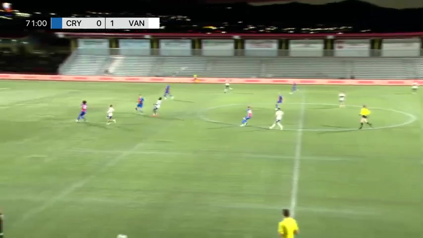 INT CF Vancouver Whitecaps Reserve Vs Crystal Palace U21 73 phút Vào, ghi bàn 1:1