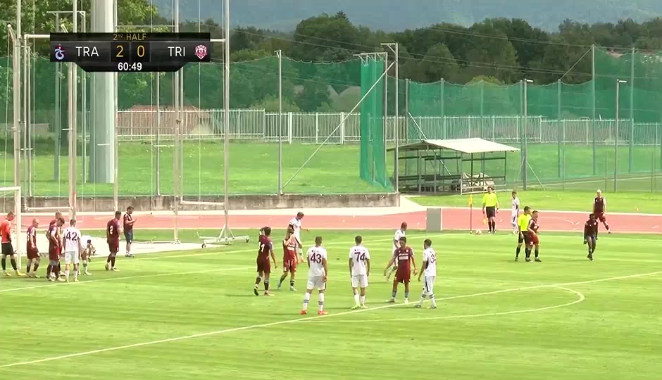 INT CF Triglav Gorenjska Vs Trabzonspor  Goal in 62 min, Score 0:3