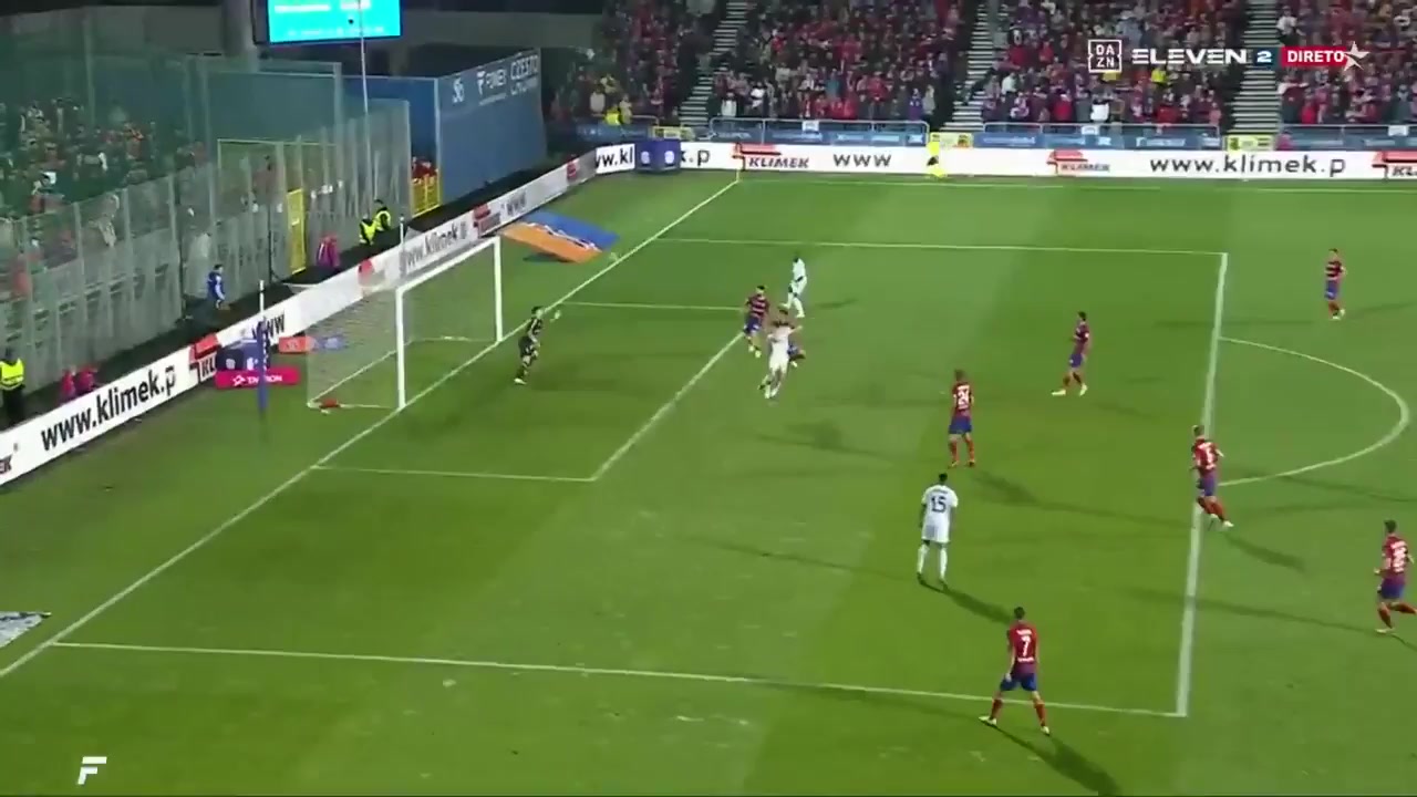 UEFA CL Rakow Czestochowa Vs Qarabag  Goal in 73 min, Score 2:1