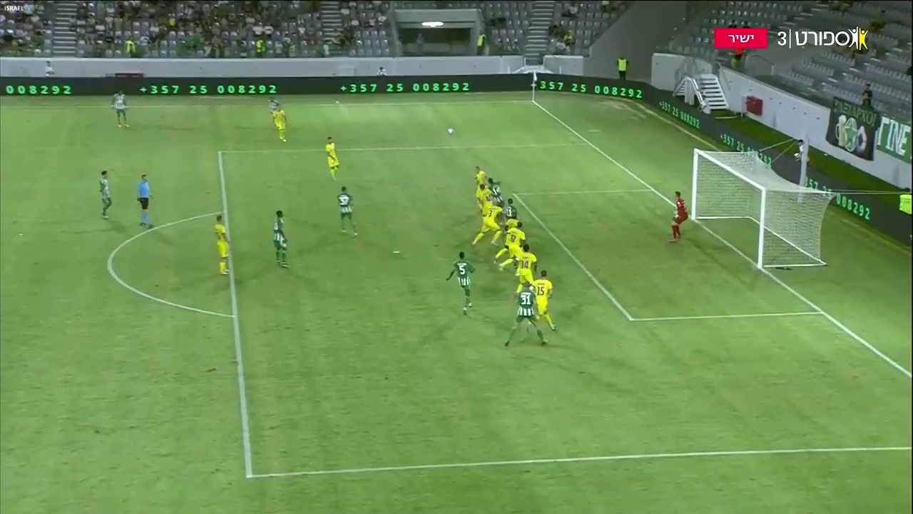 UEFA CL Aris Limassol Vs BATE Borisov  Goal in 60 min, Score 4:1