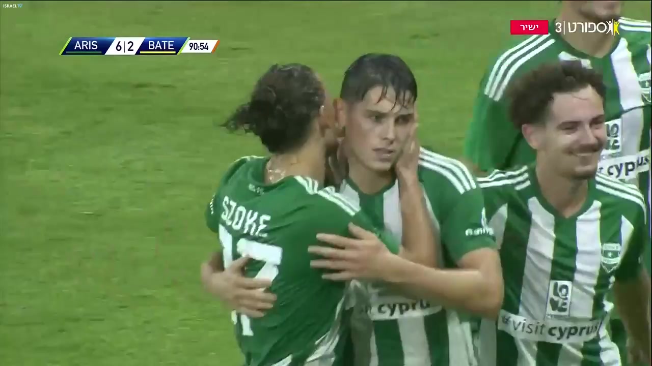 UEFA CL Aris Limassol Vs BATE Borisov  Goal in 92 min, Score 6:2