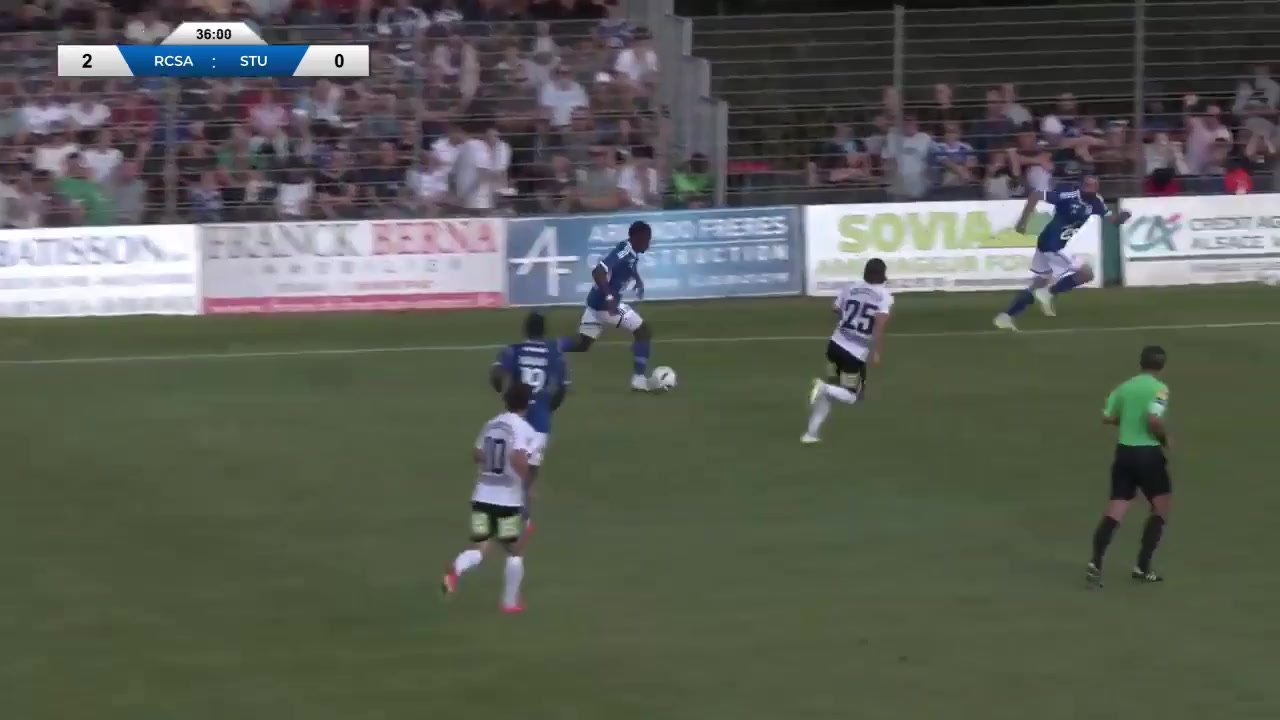 INT CF Strasbourg Vs Sturm Graz 36 phút Vào, ghi bàn 3:0