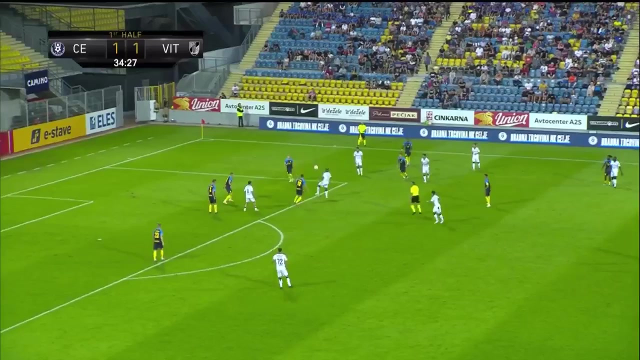 UEFA ECL NK Publikum Celje Vs Vitoria Guimaraes  Goal in 33 min, Score 1:2