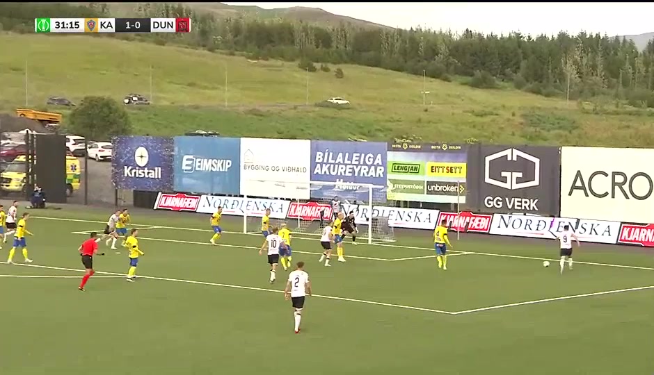 UEFA ECL KA Akureyri Vs Dundalk  Goal in 31 min, Score 1:1