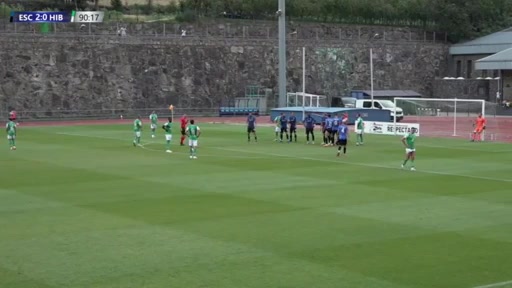 UEFA ECL Inter Club Escaldes Vs Hibernian  Goal in 91 min, Score 2:1