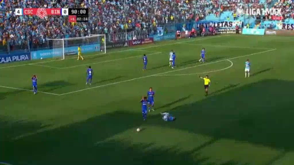 PER D1 Sporting Cristal Vs EM Deportivo Binacional  Goal in 94 min, Score 5:0