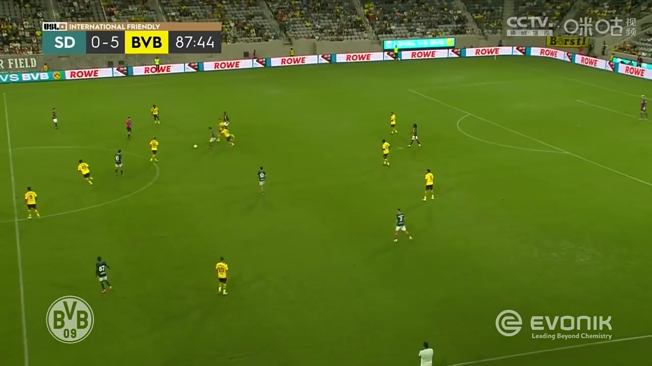 INT CF San Diego loyalty Vs Borussia Dortmund  Goal in 89 min, Score 0:6